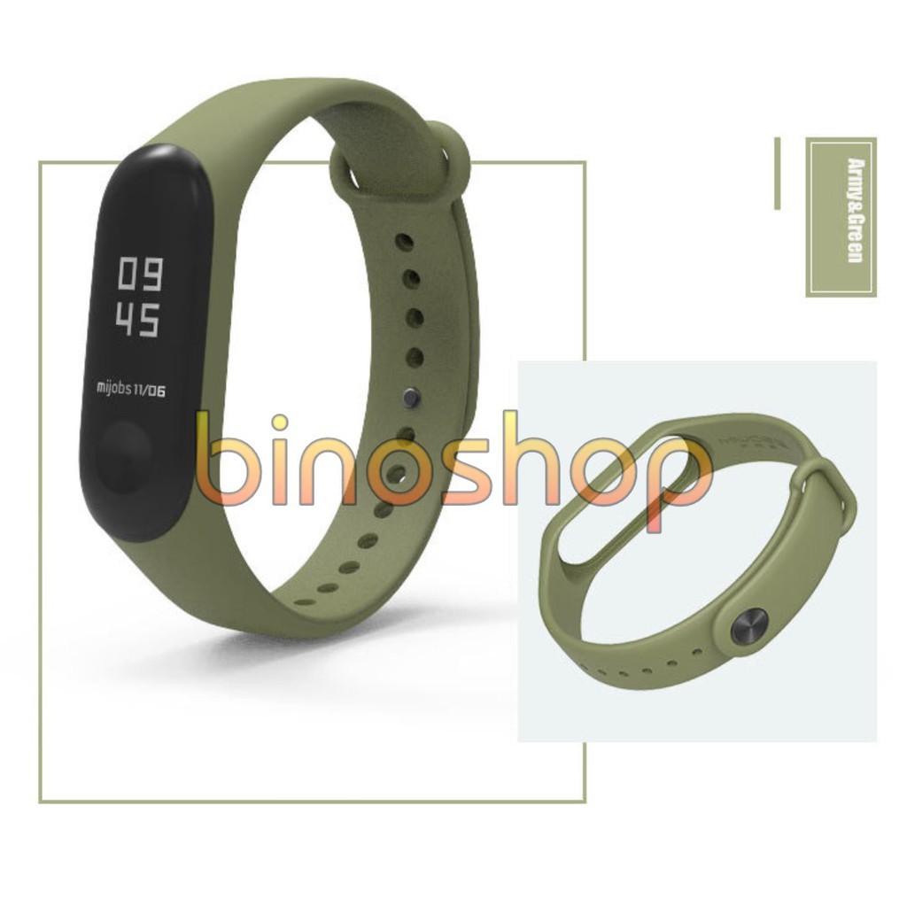 Dây đeo thay thế cho Xiaomi Miband 3 chính hãng Mijobs