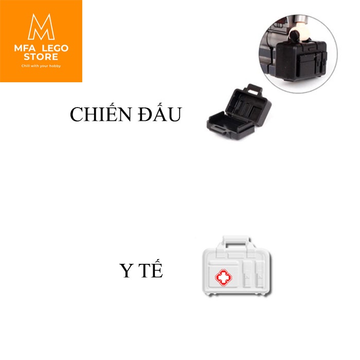Đồ chơi lắp ráp cho bé , mô hình đồ chơi - COMBO 3 VALI (Chiến Đồ chơi lắp ráp cho bé , mô hình đồ chơi - Y tế)