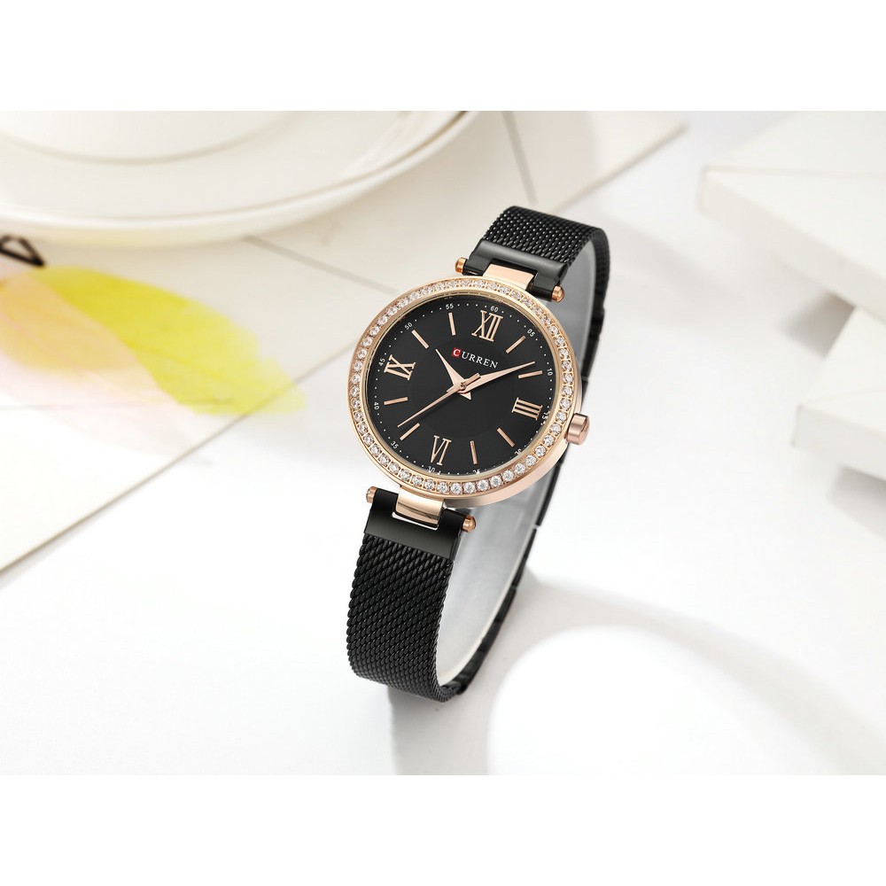 (Cực hot)Đồng hồ nữ Curren 9011 cực xinh | BigBuy360 - bigbuy360.vn