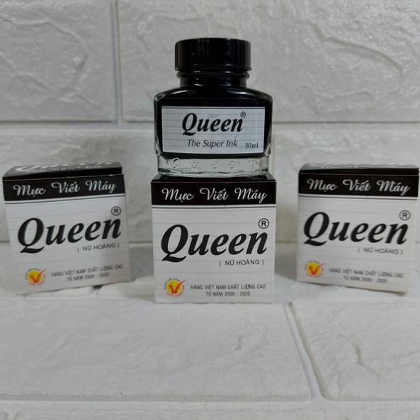 Mực viết bút máy Queen tím - đen