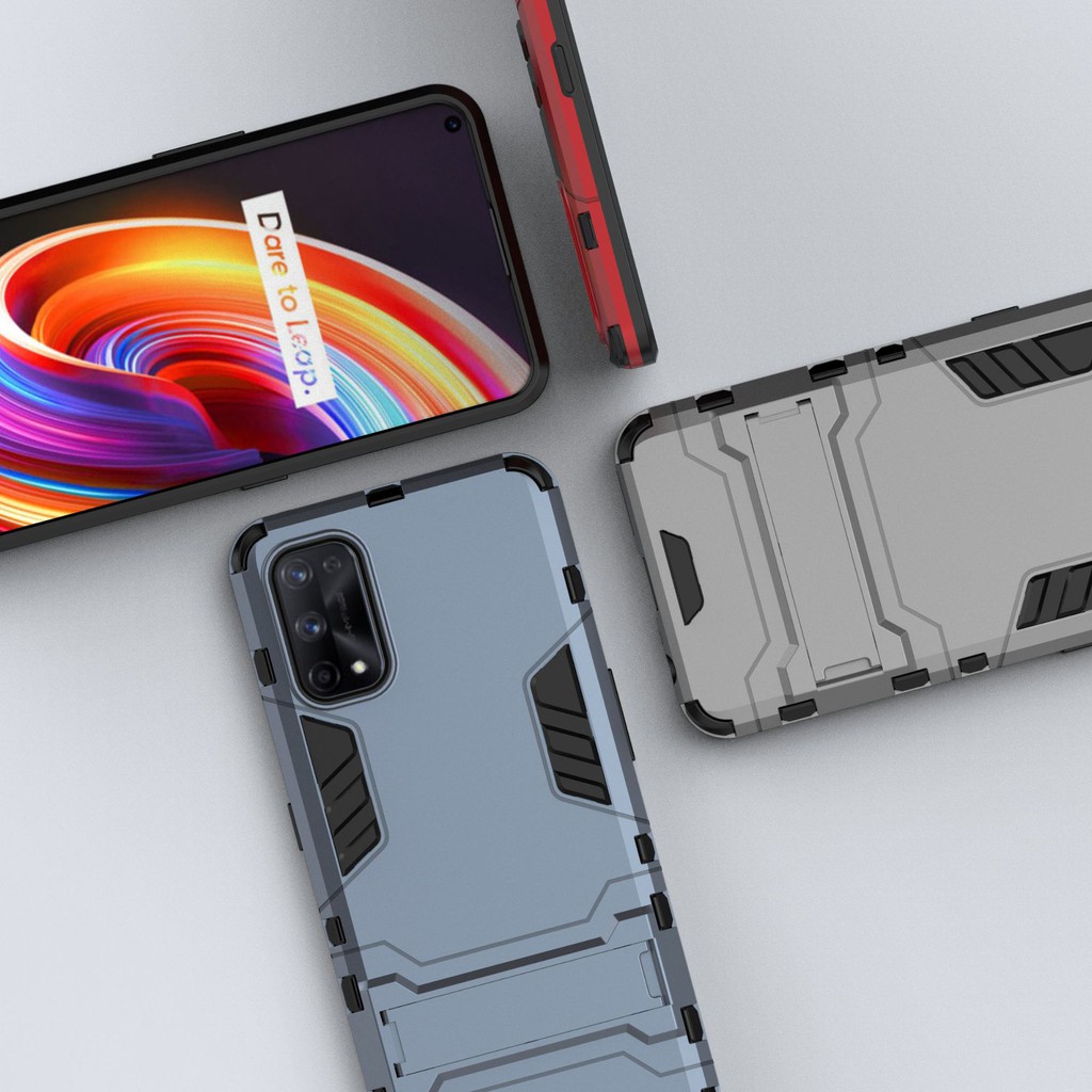 Ốp lưng Realme 6 Pro/ 6/ Realme 7 Pro/ Realme 7/ Realme C15/C12 Ốp ironman chống sốc hỗ trợ xem video tiện lợi