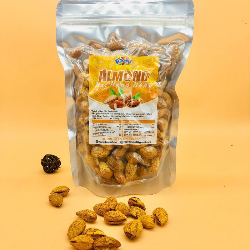 100gr hạnh nhân rang bơ mỏng vỏ