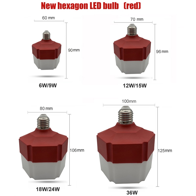 Bóng Đèn Led DC 12V 24V 36V Smd 2835 E27 6W 9W 12W 15W 18W 24W Dùng Ngoài Trời Tiện Dụng