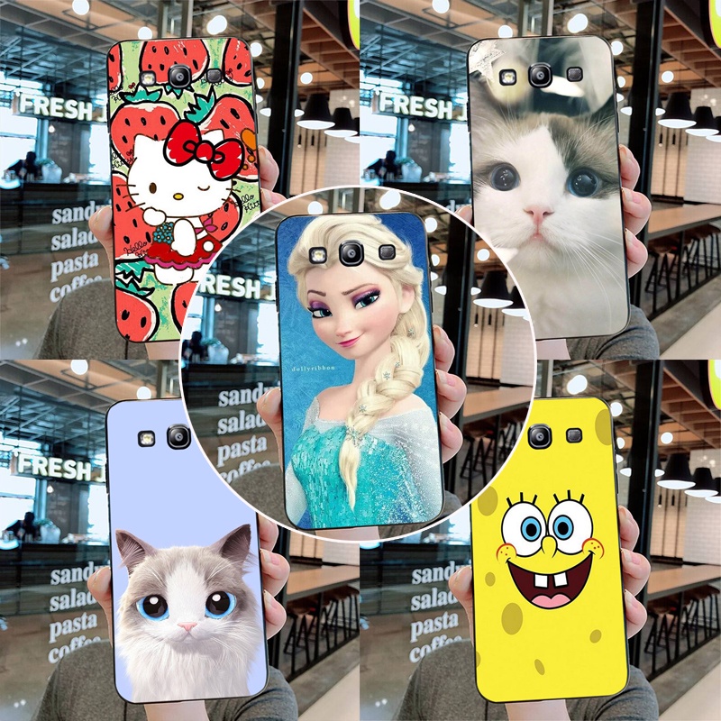 Ốp Lưng Silicon Hình Hello Kitty Đáng Yêu Cho Samsung Galaxy S2 i9100 S3 i9300 S3 Mini i8190