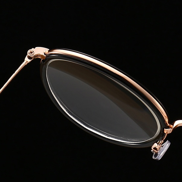 Mắt Kính Gọng Tròn Chống Tia Bức Xạ Phong Cách Hàn Quốc