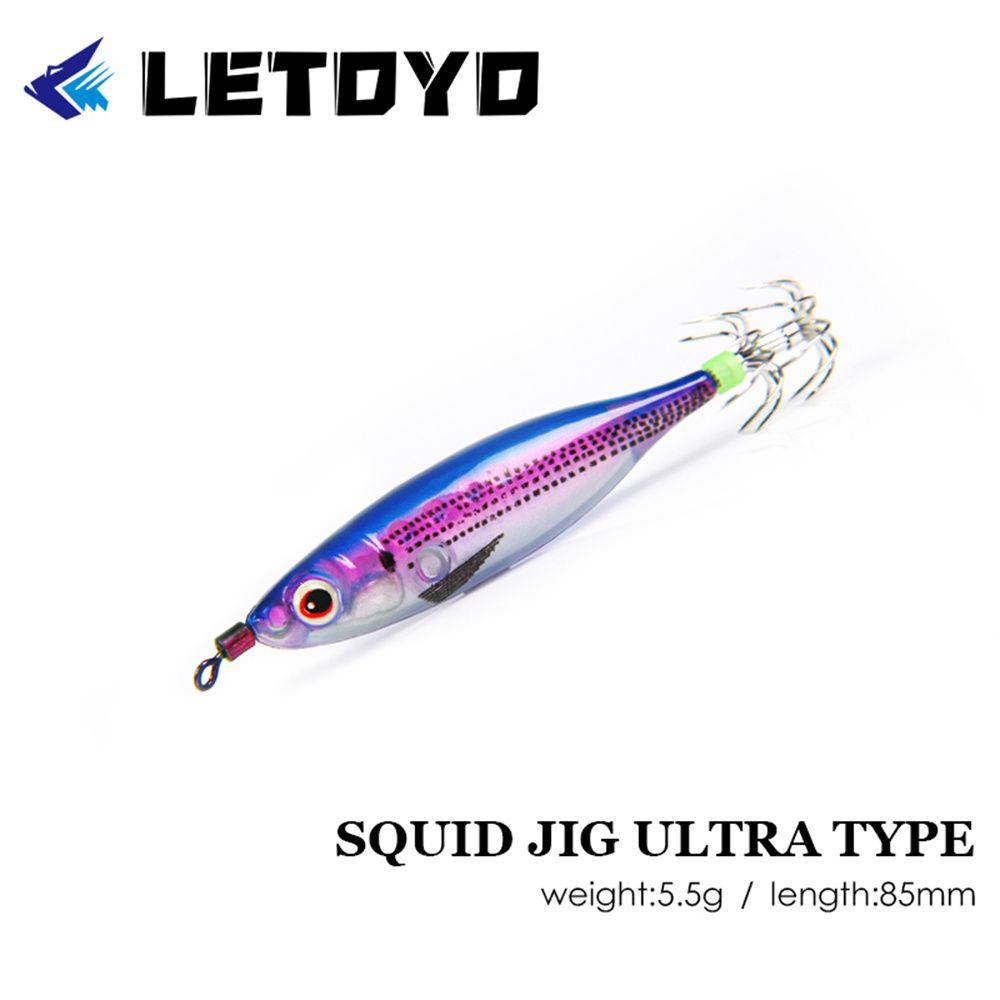 MYRONGVN Mồi Câu Cá Giả Hình Tôm Bằng Gỗ Phát Sáng Độc Đáo