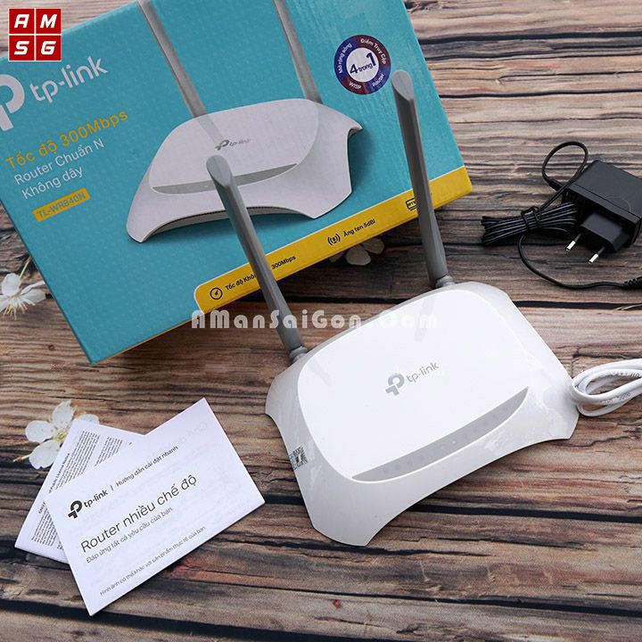 Bộ kích sóng Wifi TP Link 2 râu - 3 râu - Tốc độ 450Mbps - Sóng xuyên tường xuyên tầng - Không cần dùng dây mạng