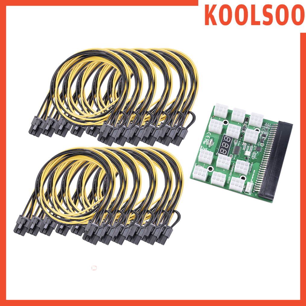 Bo Mạch Chuyển Đổi Nguồn Điện 12v 12 6 Pin Sang 6 + 2 Pin Cho Máy Đào Bitcoin