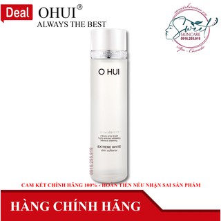 Nước hoa hồng dưỡng trắng da Ohui Extreme White Skin Softener cải thiện làn da tối màu