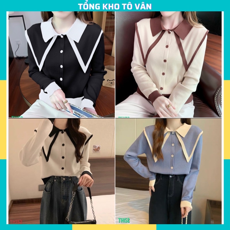 áo len cổ chéo tay pha siêu xinh , áo len nữ hàng quảng châu mịn đẹp, hottrend 2021