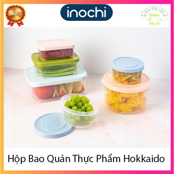 [6size] Hộp Đựng Thức Ăn, Hộp Bảo Quản Thực Phẩm An Toàn Nhựa Loại Tròn Inochi | BigBuy360 - bigbuy360.vn