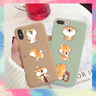 Ốp lưng iphone silicon dẻo bảo vệ máy tốt shiba kute - s098