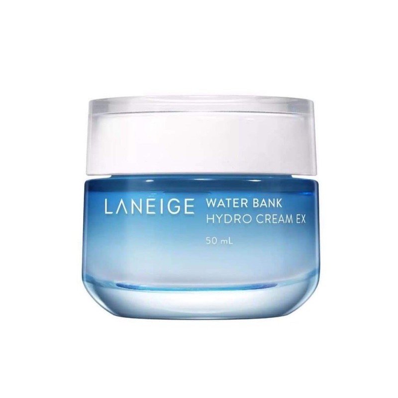 Bộ kem dưỡng Laneige Water bank hydro creamx 50 ml ( tặng bộ mặt nsj mắt môi)