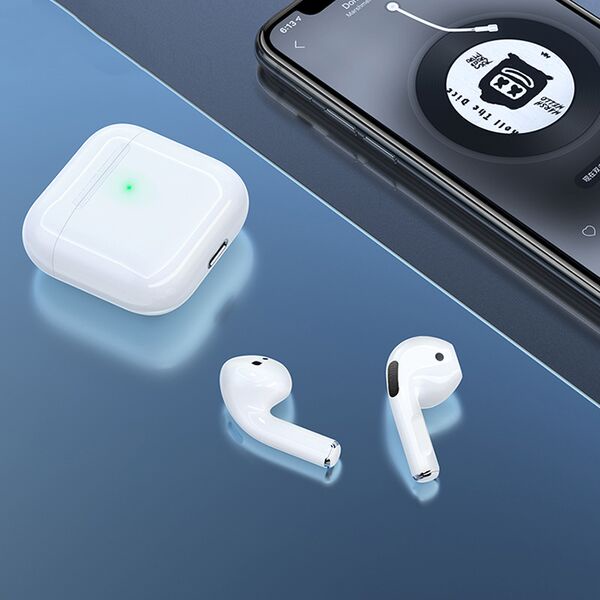 Tai nghe Bluetooth TWS Wireless Hoco EW03, định vị, đổi tên thiết bị, dung lượng 350mAh, Bluetooth 5.0 Chính Hãng