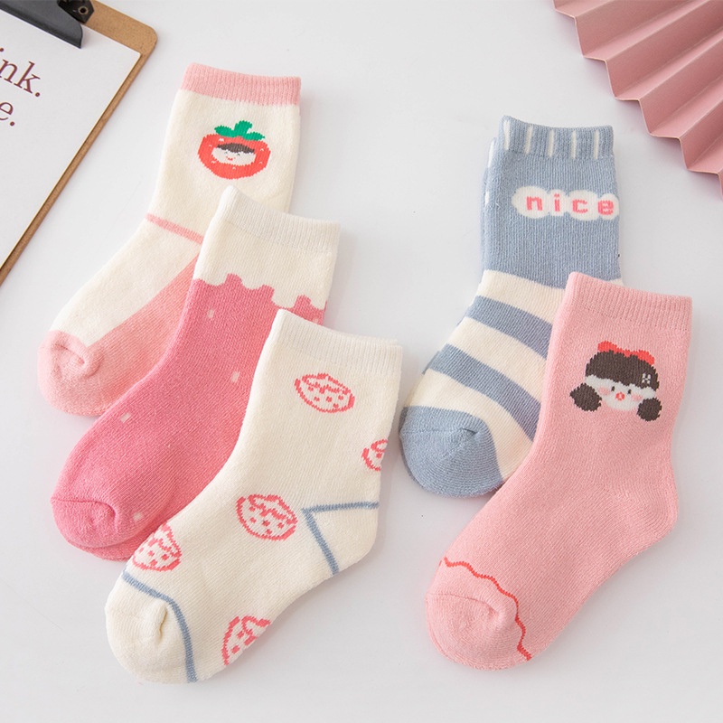 Combo tất vớ 5 đôi tất thể thao mùa đông TTT-06-07-09 Richkidsstore2021