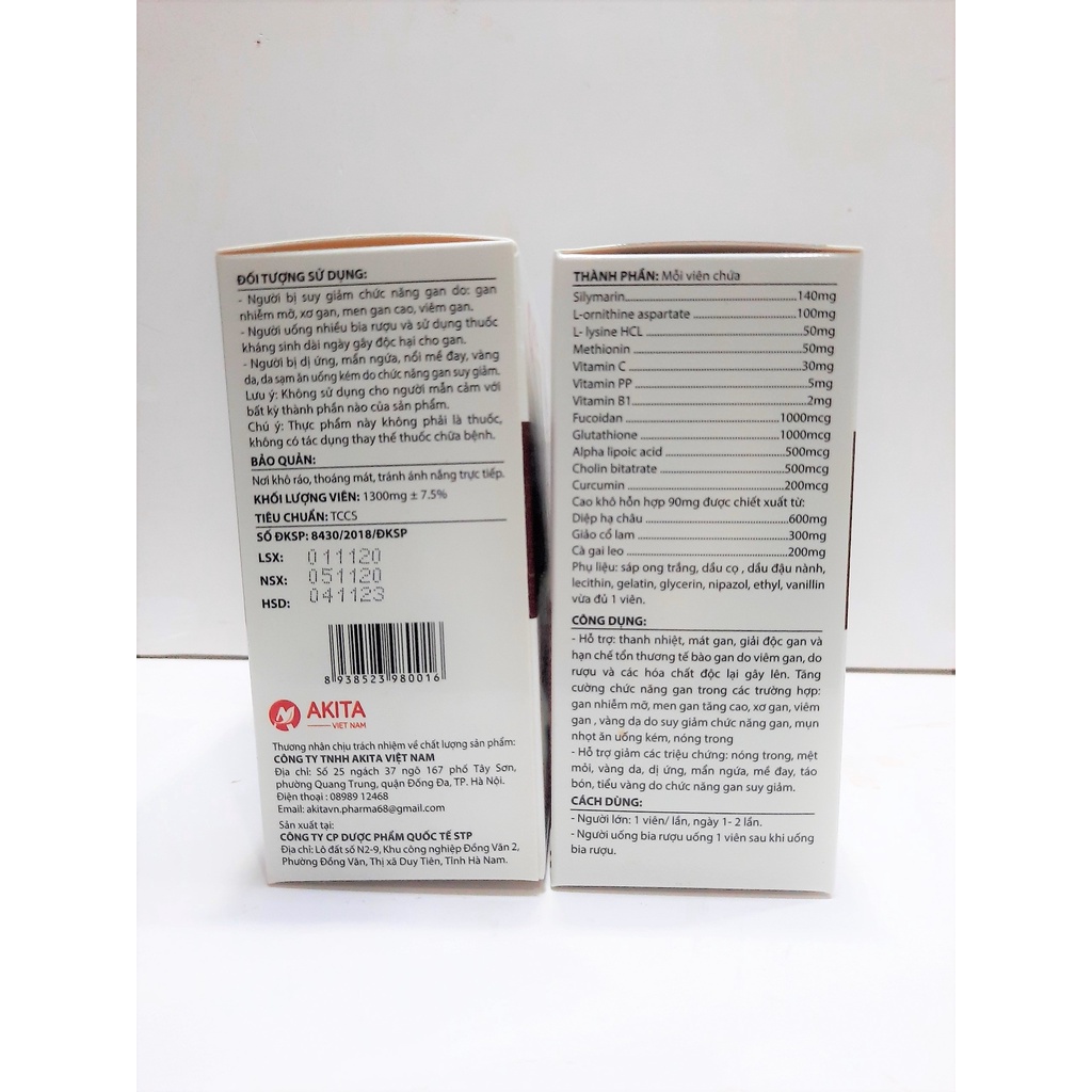 Viên Uống Bổ gan giải độc gan Kankin Liver Extra