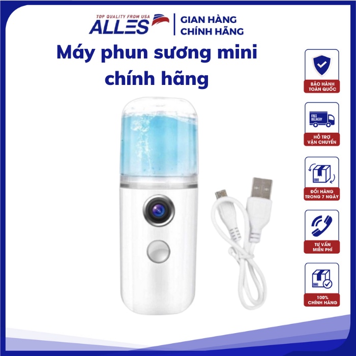 Máy phun sương mini cầm tay tinh dầu tạo ẩm khử khuẩn giá rẻ hỗ trợ người bệnh