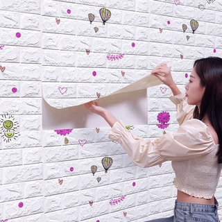 Miếng dán tường xốp cách âm 3D kích thước 35cm x 30cm
