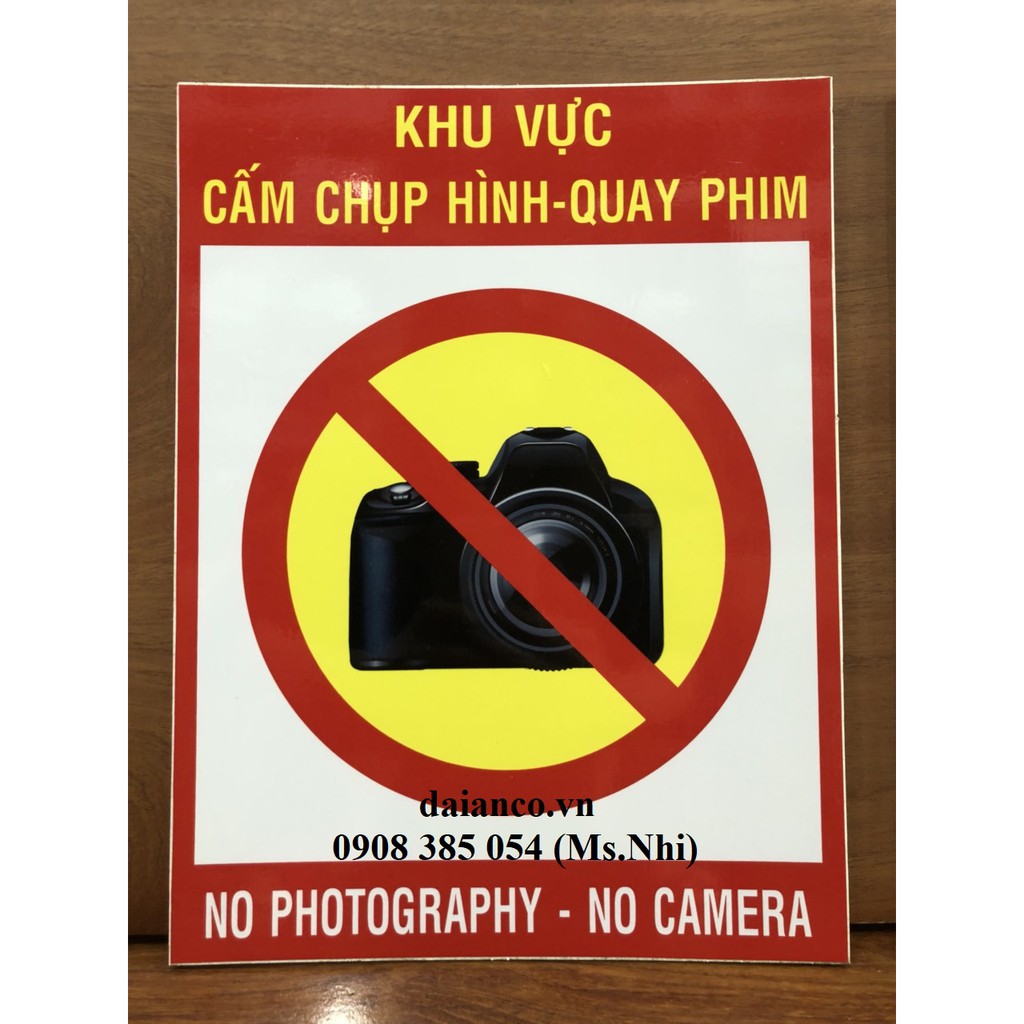 [HCM] KHUYẾN MÃI Bảng cảnh báo cấm nội dung như hình- KT 30x40cm- Chất liệu fomex tiện lợi- Hàng sẵn