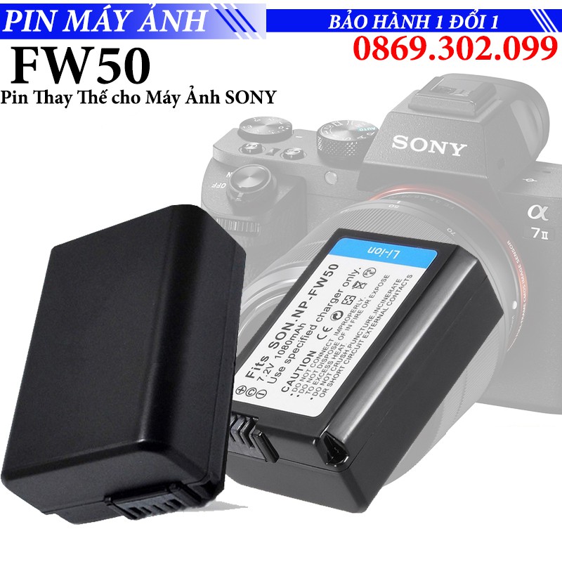 Pin máy ảnh Sony NP - FW50 7.2V 1080MAH cho A7 Series - Alpha Series - NEX Seri - SLT Series