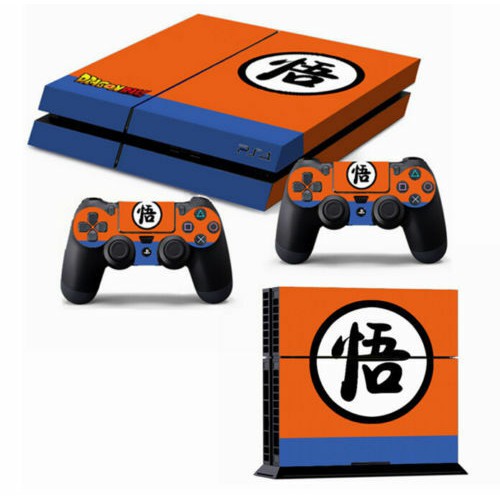 Set miếng dán hình Dragonball Z cho bảng điều khiển và 2 tay cầm chơi game Ps4