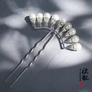 Trâm cổ trang cài tóc 9 nụ