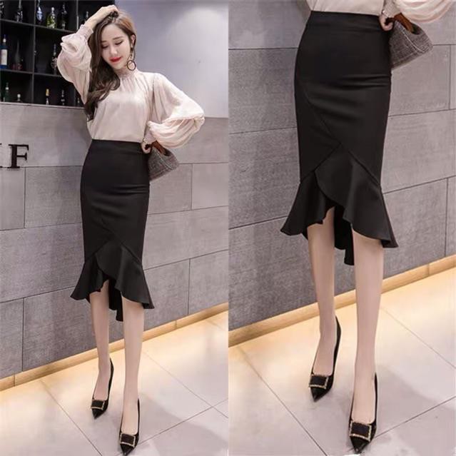 [NEW] CHÂN VÁY BÚT CHÌ chéo giữa dáng đuôi cá | BigBuy360 - bigbuy360.vn