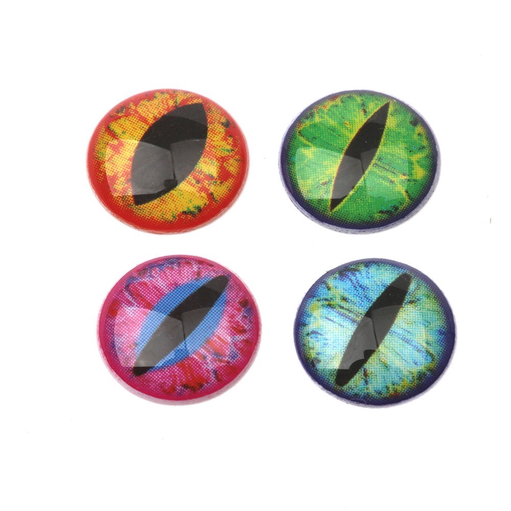 Mồi câu cá giả mắt 4d 6/ 8/ 12mm