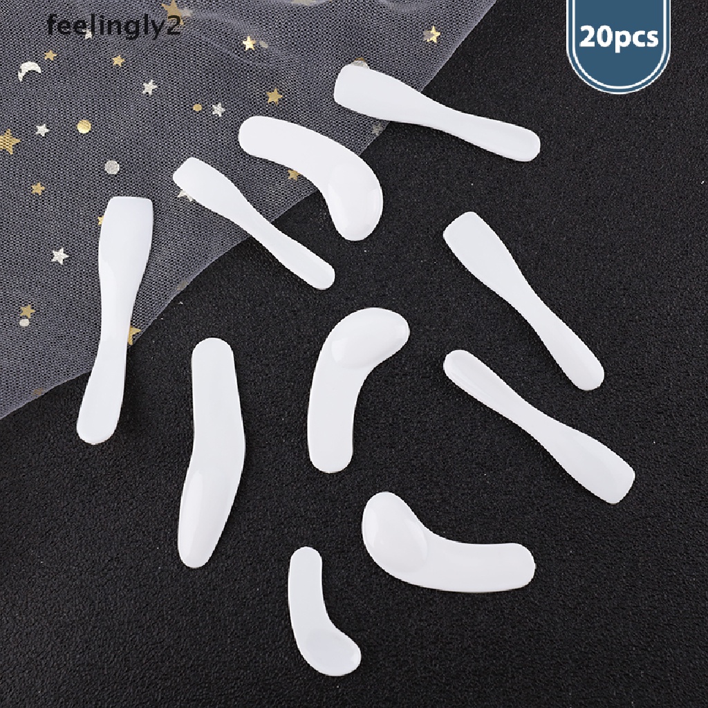 Bộ 20 Muỗng Mini Dùng Trộn Mặt Nạ Kem Trang Điểm Tiện Dụng