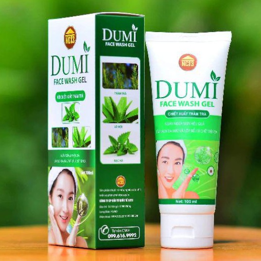 Gel rửa mặt DUMI face wash gel