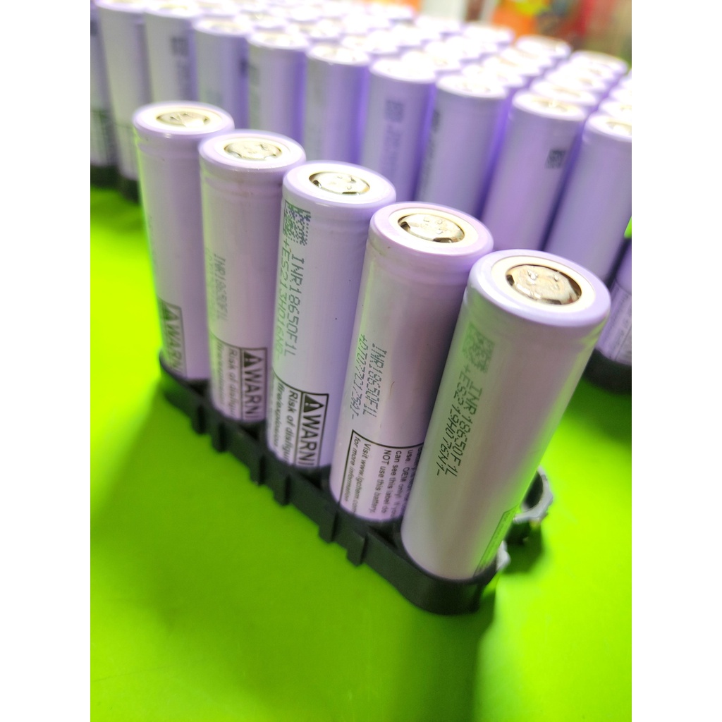 Combo 5 cell Pin 18650 LG F1L dung lượng 3350mah chính hãng tháo khối chuẩn