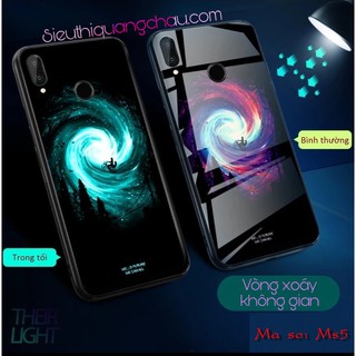 Ốp kính Dạ quang- Honor Play (Mẫu 1) (Tặng cường lực 9H)