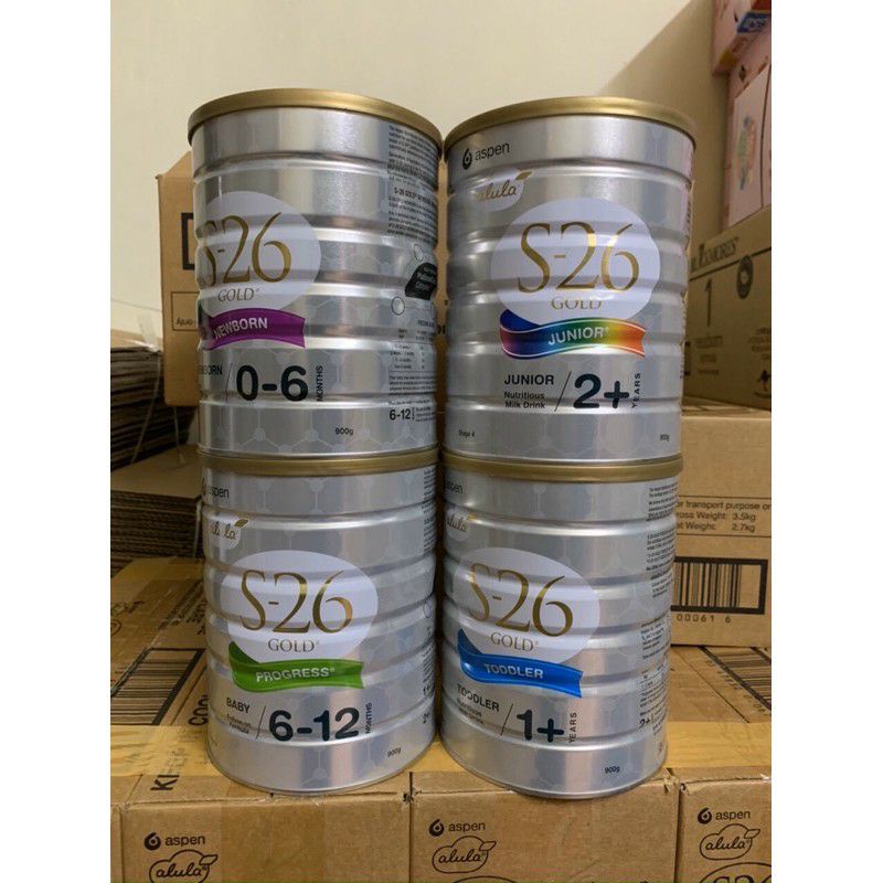 Sữa s26 số 1,2 lon 900g hạn 8/2022