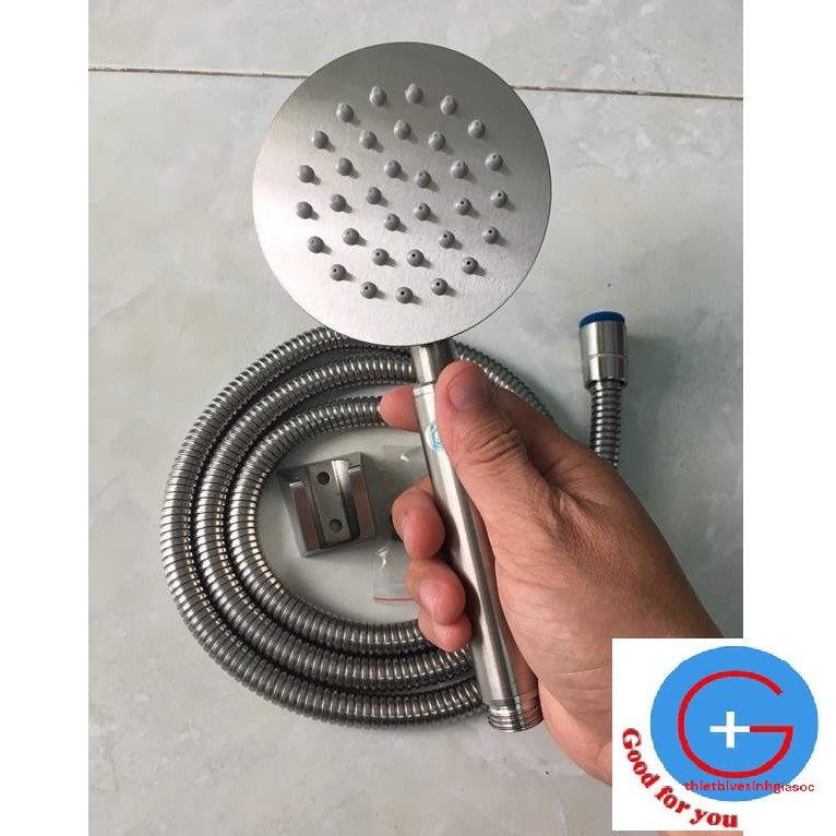 Bộ dây bát sen inox 304 dày dặn siêu bền |  vòi sen 304 | dây sen 304