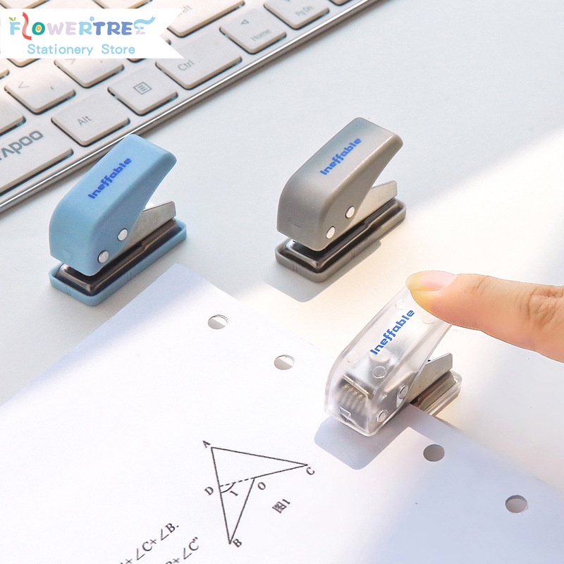 Flowertree Dụng Cụ Bấm Lỗ Giấy Thiết Kế Đơn Giản Tiện Dụng