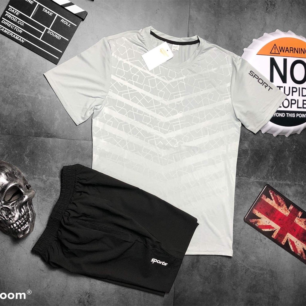 Bộ Mặc Nhà Thể Thao Nam Mùa Hè Phong Cách | BigBuy360 - bigbuy360.vn