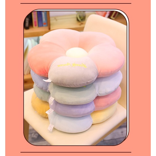 Order | Gối tựa hoa đào 5 cánh nhung mịn