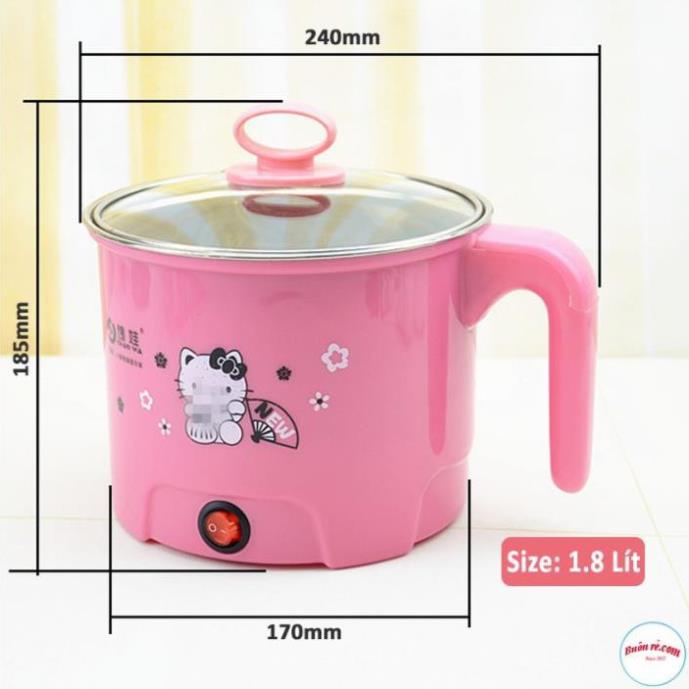 Ca nấu mỳ, lẩu mini 1,8L