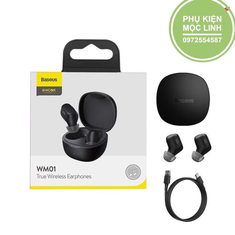 Tai Nghe Không Dây Bluetooth 5.0 Basues - WM01 TWS Chống Ồn