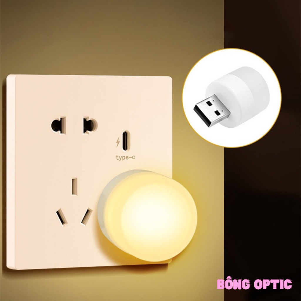 Đèn LED Đọc Sách Mini Bỏ Túi 5V 1W Cổng Sạc USB Tiện Dụng