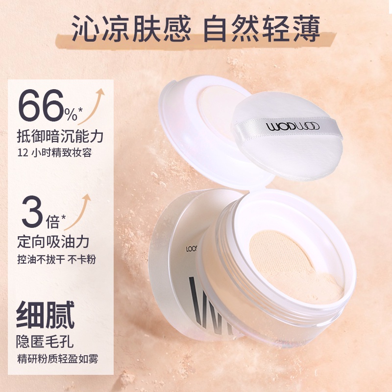 Phấn Phủ WODWOD Mềm Mịn Che Khuyết Điểm Dưỡng Ẩm Tự Nhiên Chống Nước Kiềm Dầu NO.W935