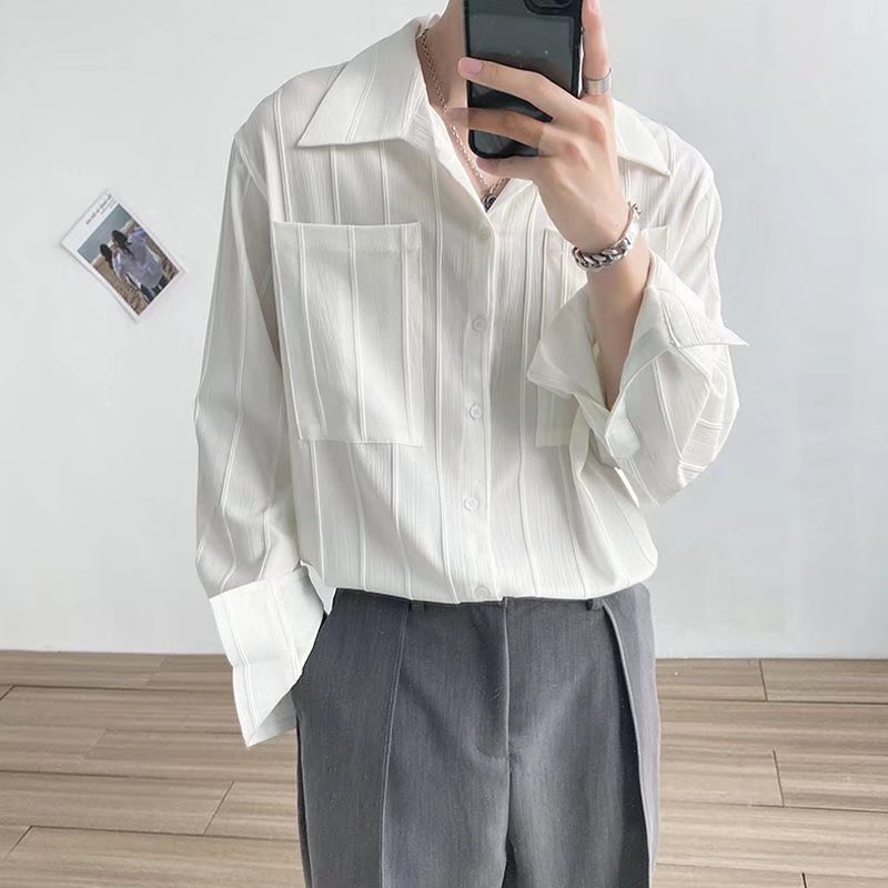 Áo Sơ Mi Nam Dài Tay Màu Sắc Thanh Lịch