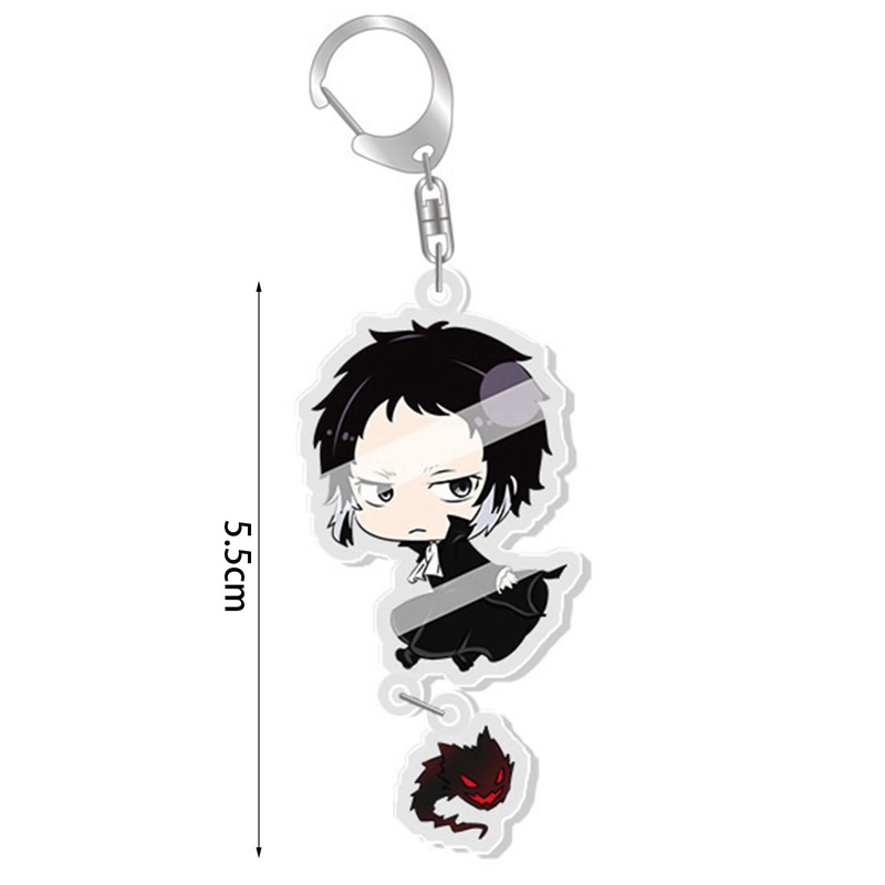 Móc Khóa Gắn Ba Lô Hình Anime Bungo Stray Dogs Dễ Thương
