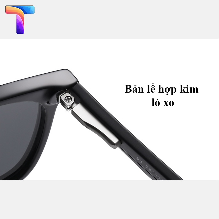 Kính râm phân cực vuông nam nữ TR3399 [ tặng kèm thẻ thử phân cực ]