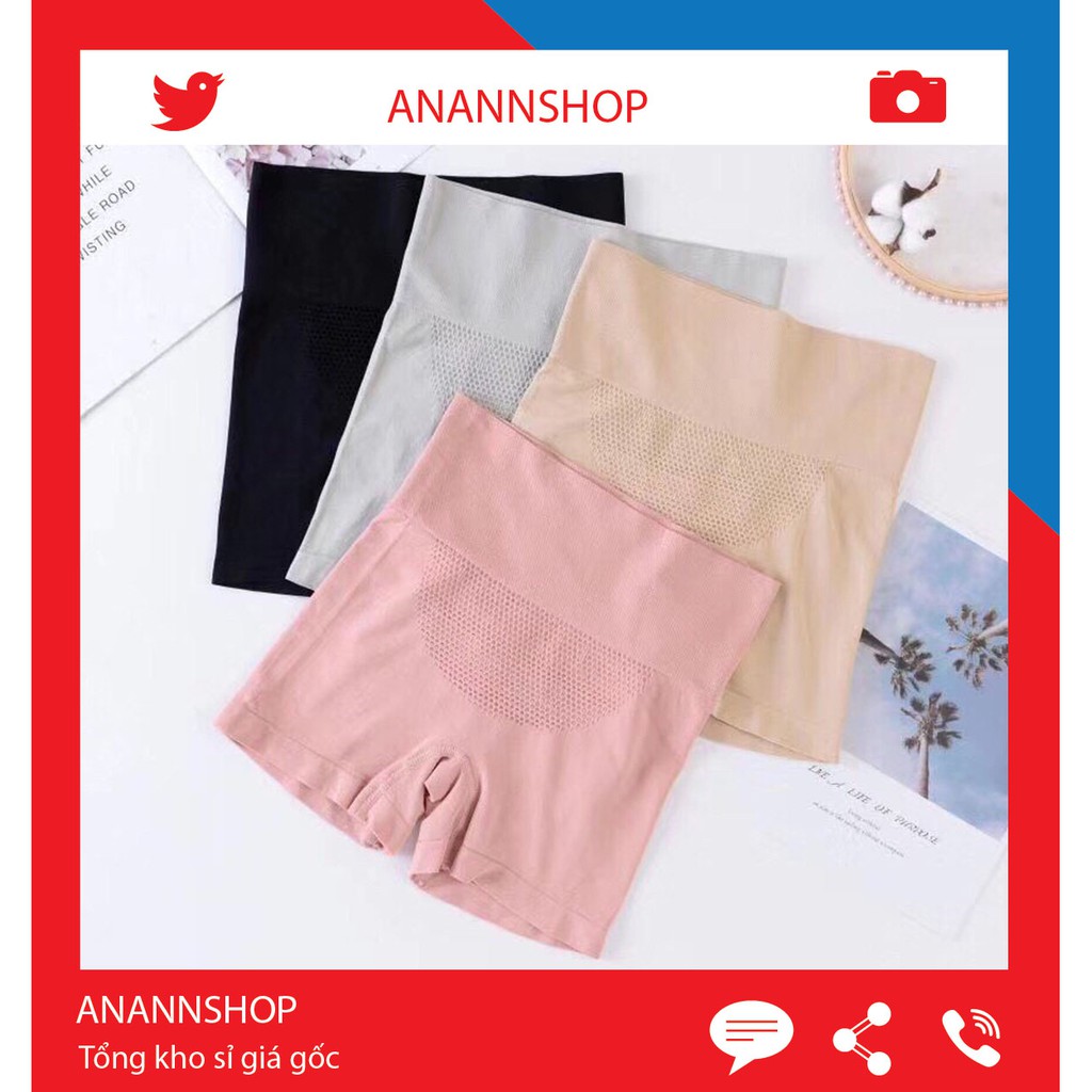 Quần Lót Nữ Cạp Cao Gen Đùi Định Hình Nâng Mông Kháng Khuẩn Xuất Nhật 4in1 Cao Cấp 843