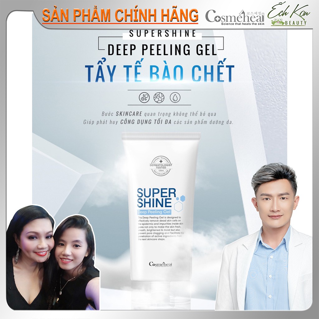 Gel Tẩy Tế Bào Chết Dạng Cuộn COSMEHEAL Supershine Deep Peeling Gel (120ml)