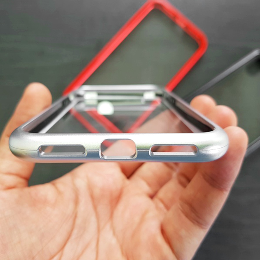 Ốp 2 Mặt Kính Cường Lực Trong Suốt - Ốp Nam Châm Cường Lực - Chống Xước Chống Va Đập Cho IPhone Xsmax XS X XR 7plus 8