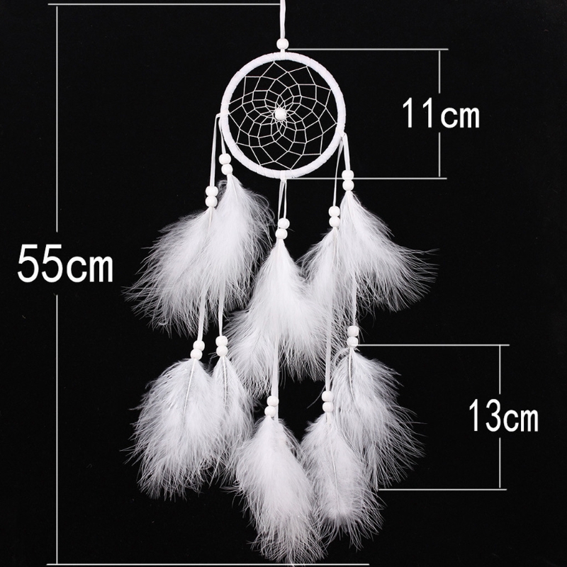 Dreamcatcher đính lông vũ handmade