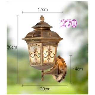 Đèn gang ngoại thất, nội thất trang trí phòng khách, phòng thờ, nhà hàng, quán xá [tặng kèm bóng LED)