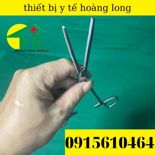 Panh Y Tế, Panh Gắp Phẫu Thuật, Pen Kẹp Y Tế, Panh Thẳng Không Mấu 20cm - Hàng Pakistan